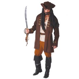 Déguisement de Capitaine Pirate avec Ceinture pour Hommes