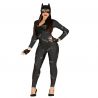 Déguisement de Catwoman Combinaison Noire pour Femme
