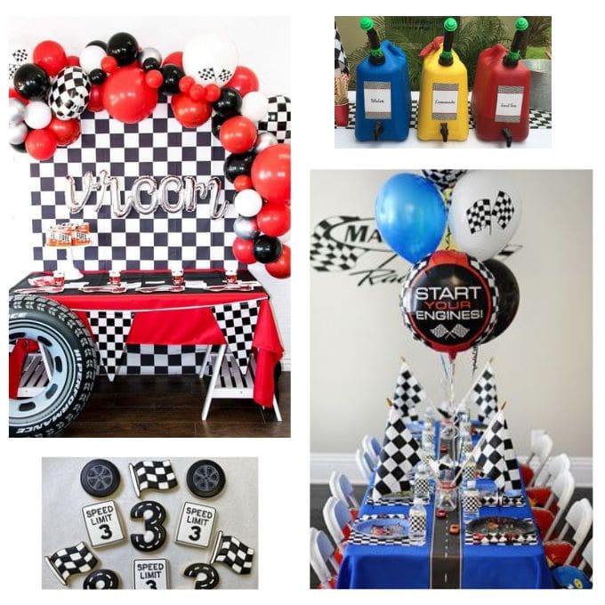 Deux décorations de gâteau d'anniversaire rapides, décoration de fête de voiture de course, une décoration de gâteau rapide, décoration de voiture de course vintage personnalisée - France Deux décorations de gâteau d'anniversaire rapides, décoration de fête de voiture de course, une décoration de gâteau rapide, décoration de voiture de course vintage personnalisée - France