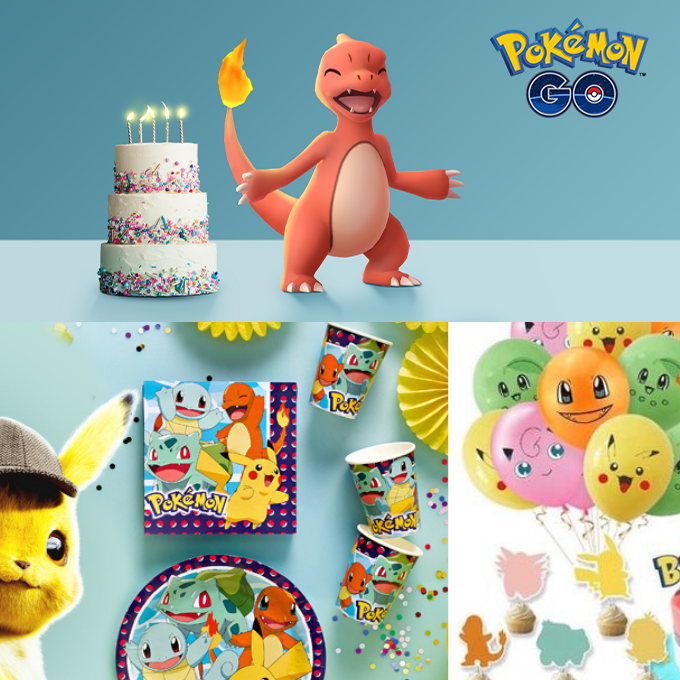 Idées d'Anniversaire Pokémon Blog Fete Mix