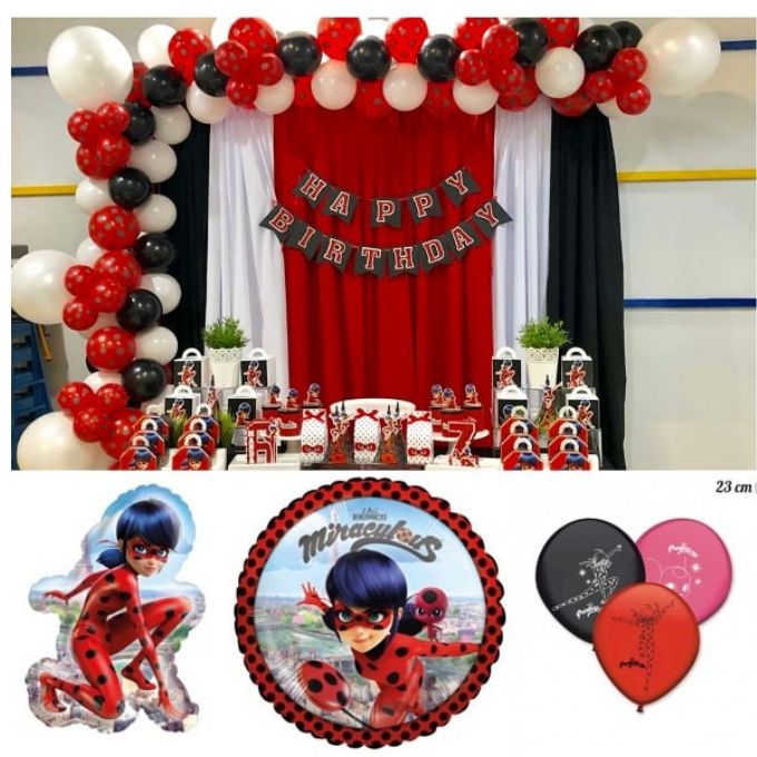 Lot De 8 Masques Miraculous Ladybug – Déguisement Super-héros Pour Fête D'anniversaire Enfant, Accessoire Costumé, élastique, 23 Cm