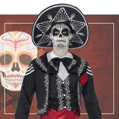 Déguisements Día de los Muertos Homme