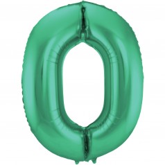 Ballons Chiffres Vert Mat