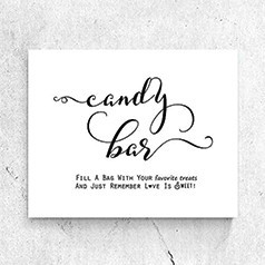 Pancartes Candy Bar