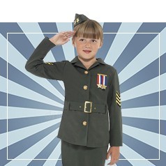 Déguisements Militaires Fille