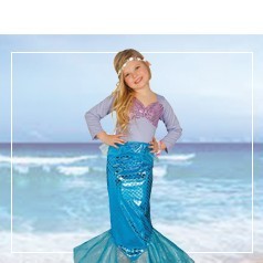 Déguisements de Sirène Fille
